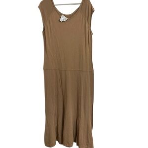 Spiegel silk blend tan Dress 2x